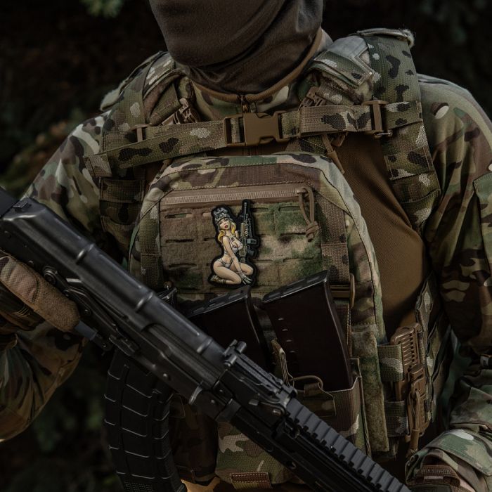 M-Tac нашивка Tactical girl №5 PVC MC