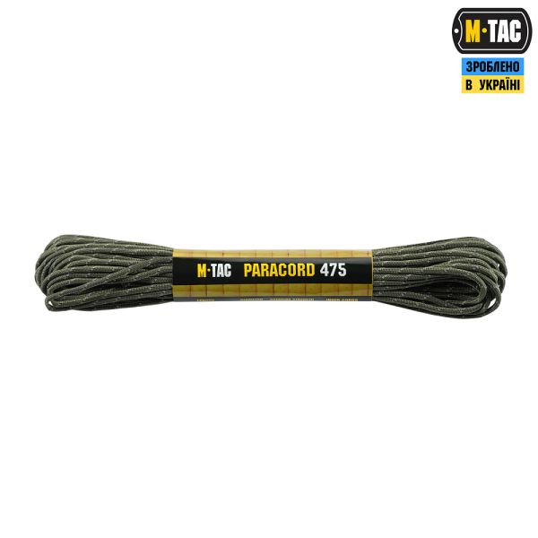 M-Tac паракорд 475 15m Ranger Green Reflective