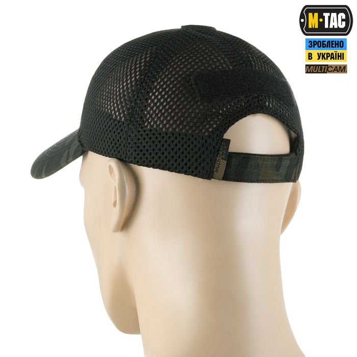 M-Tac бейсболка Elite тактична з сіткою NYCO Extreme Multicam Black