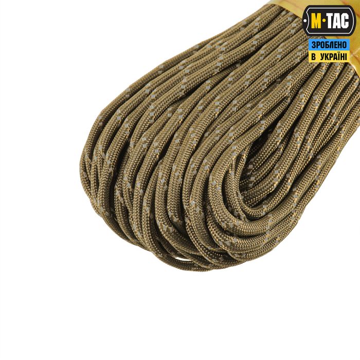 M-Tac паракорд 475 30m Coyote Reflective