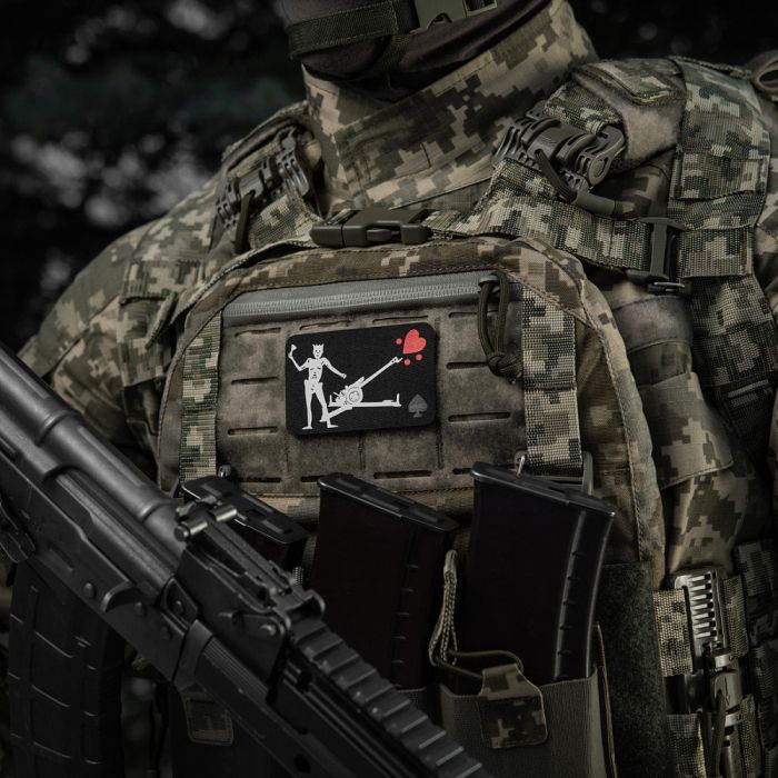 M-Tac нашивка прапор Чорна Борода Д-30 Black