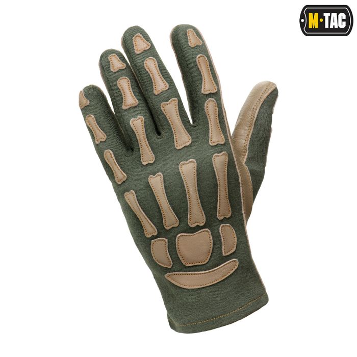 M-Tac рукавички Skeleton Nomex Olive/Coyote