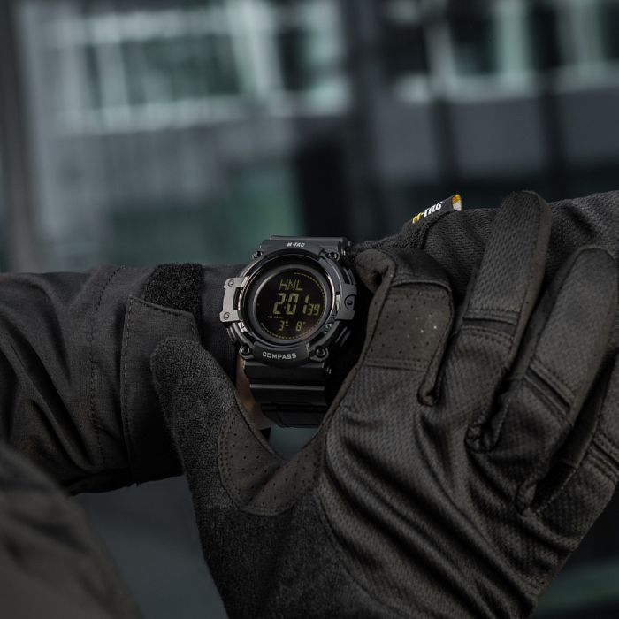 M-Tac годинник тактичний з компасом 2233 Black