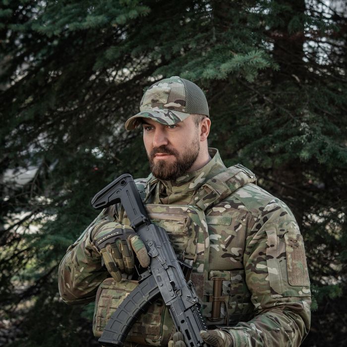 M-Tac бейсболка тактична з сіткою Rip-Stop MC