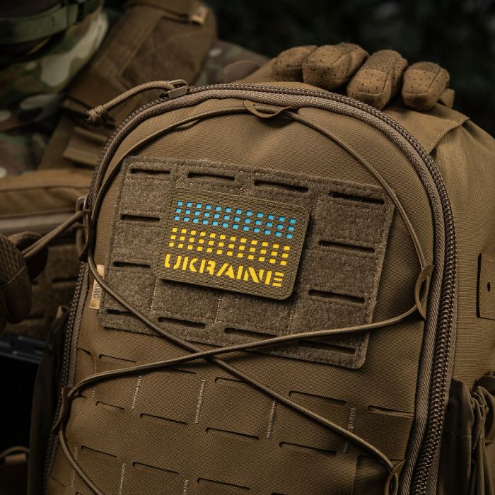 M-Tac нашивка Ukraine Laser Cut Coyote/Yellow/Blue/GID