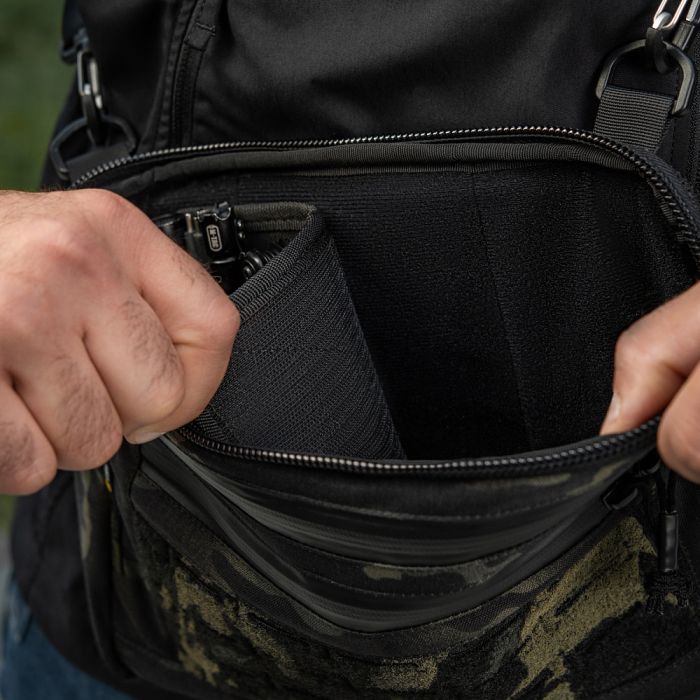 M-Tac сумка Admin Bag Medium Elite з липучкою Multicam Black/Black