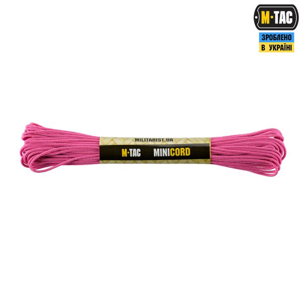 M-Tac паракорд Minicord 15m Neon Pink