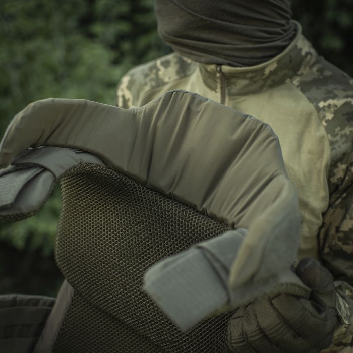 M-Tac Горжет сумісний з активними навушниками 1 клас захисту Elite Ranger Green