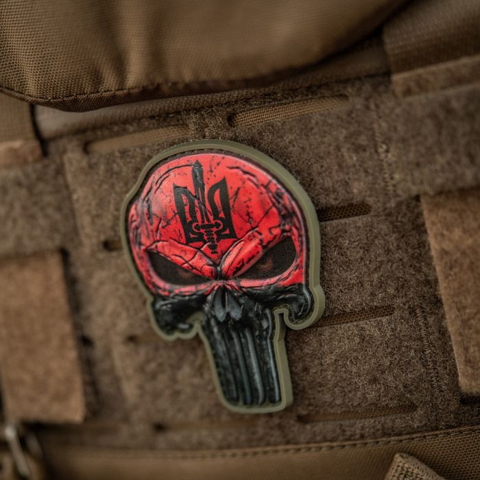 Нашивка Punisher Червоний