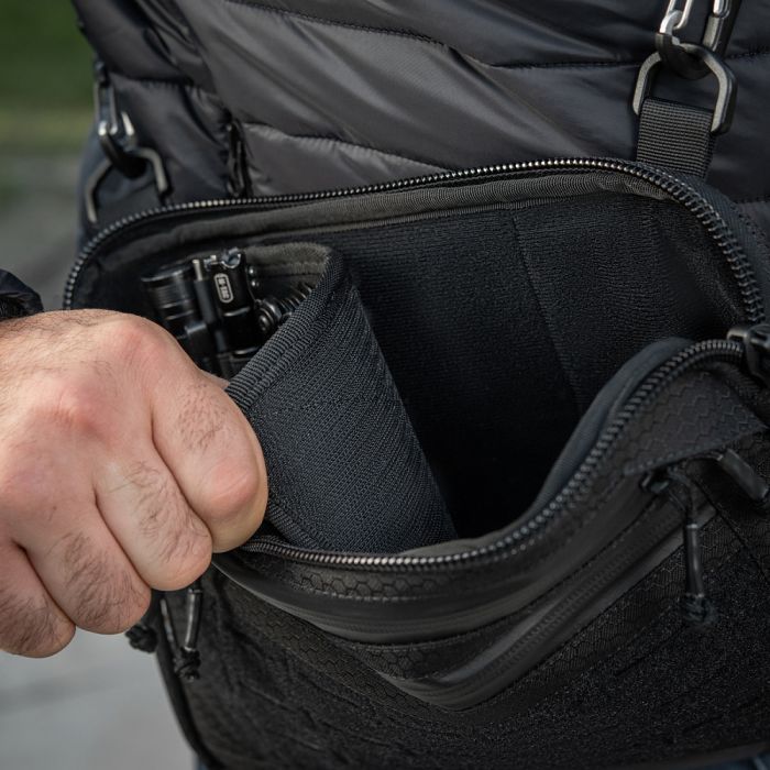 M-Tac сумка Admin Bag Medium Elite з липучкою Hex Black