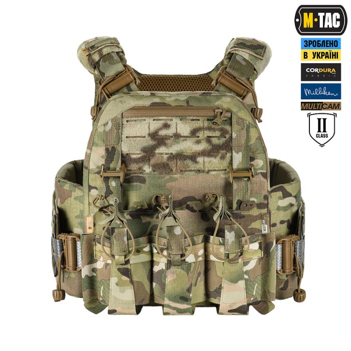 M-Tac плитоноска Cuirass Tiger FAST Elite 2 клас захисту (розмір плити L) Multicam