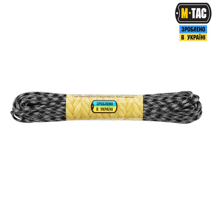 M-Tac паракорд 550 type III Black/Grey 15м