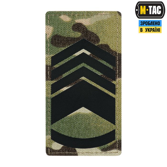 M-Tac погон на липучці головний майстер сержант Multicam