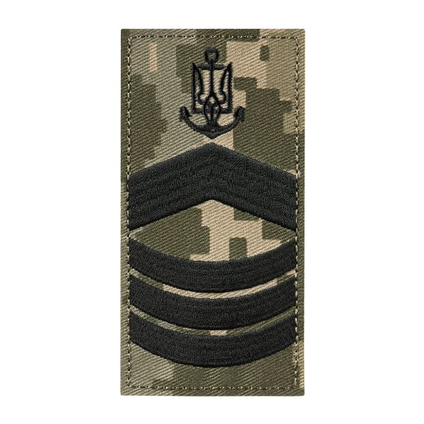 Погон на липучці ВМСУ MM14 Старший Майстер Старшина