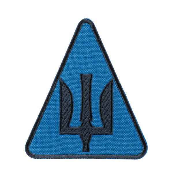 Шеврон Радіотехнічні війська ПС тризуб блакитний