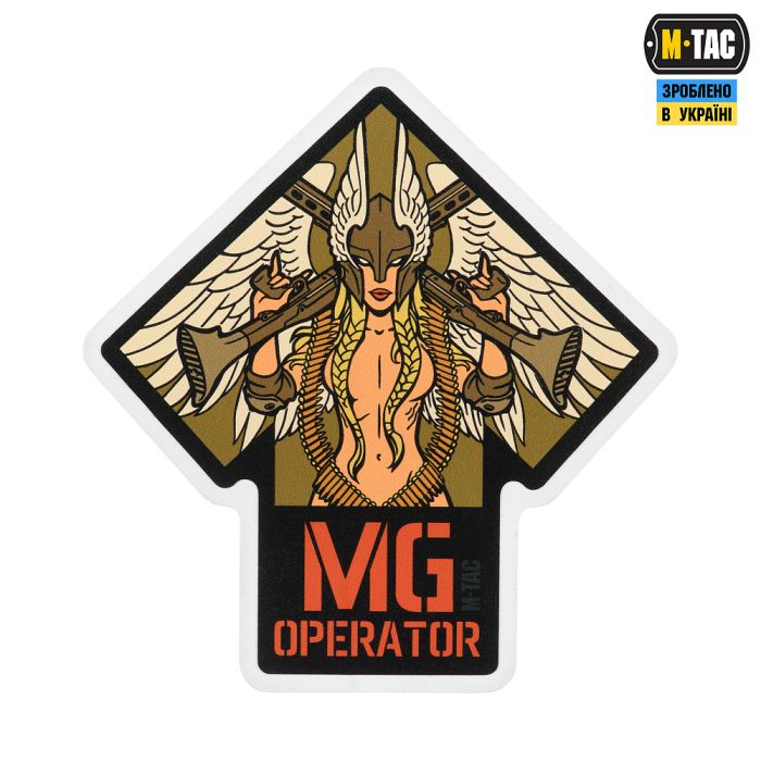 M-Tac наклейка MG Operator Red/Coyote