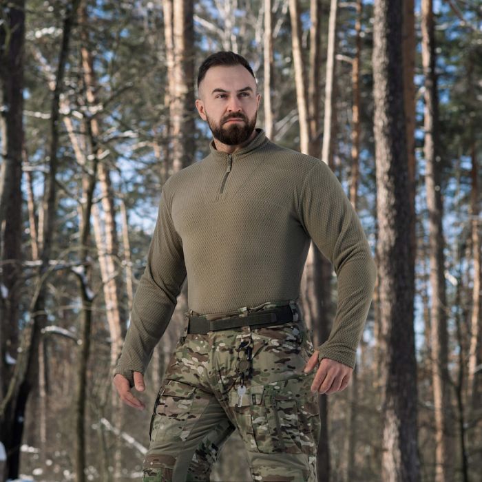 M-Tac термосорочка фліс Delta Level 2 Hex Tan