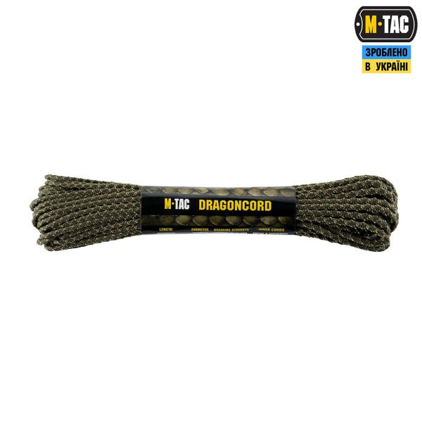 M-Tac паракорд Dragon Cord 15m Ranger Green/Coyote