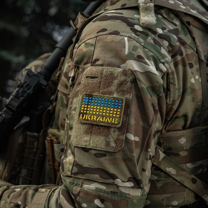 M-Tac нашивка Ukraine 50х80 Velcro/PVC Multicam