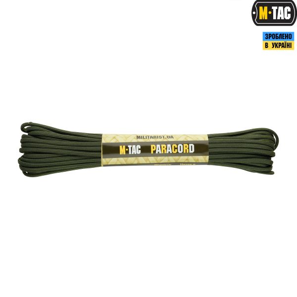 M-Tac паракорд 550 type III Green Snake 15м