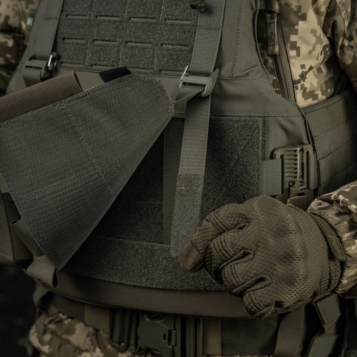M-Tac передня панель для чохла бронежилета Sturm на 4 магазина Ranger Green