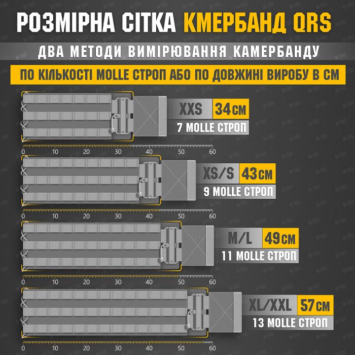 M-Tac камербанд з балістичними пакетами 2 клас для Cuirass QRS Multicam
