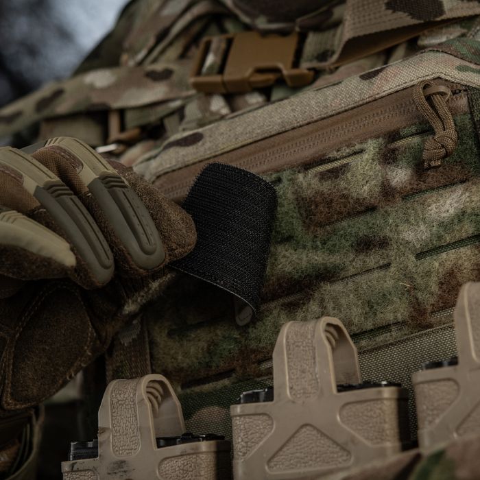 M-Tac нашивка Бог простить, ЗСУ ніколи Multicam/Yellow/Blue/GID