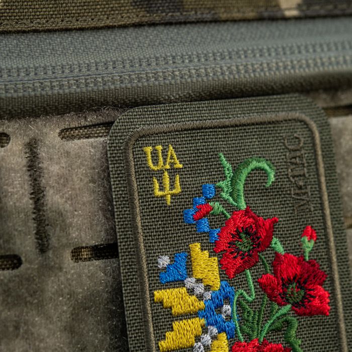 M-Tac нашивка Орнамент Мак (вишивка) Ranger Green