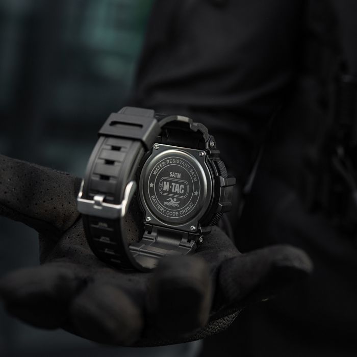 M-Tac годинник тактичний з компасом 2233 Black