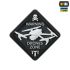 M-Tac нашивка Drones Zone PVC Black
