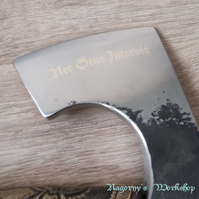 VIP подарунок сокира в латуні з сталі T72