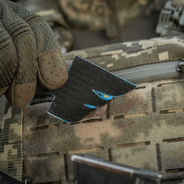 Нашивка Тризуб PVC великий кольоровий