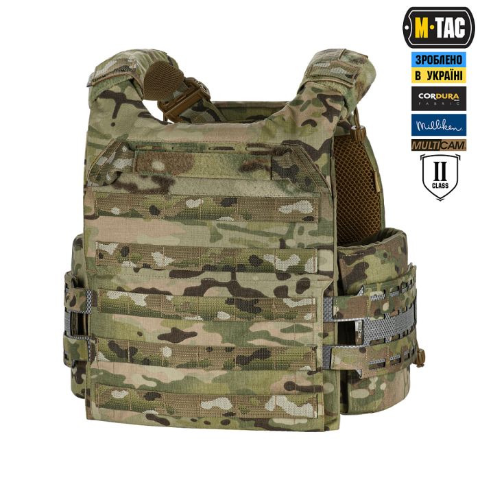 M-Tac плитоноска Cuirass Tiger FAST Elite 2 клас захисту (розмір плити L) Multicam