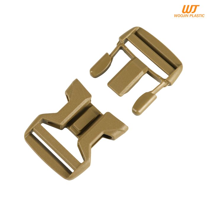 Woojin Plastic фастекс з замком Dual Double Lock Champion 38mm Coyote