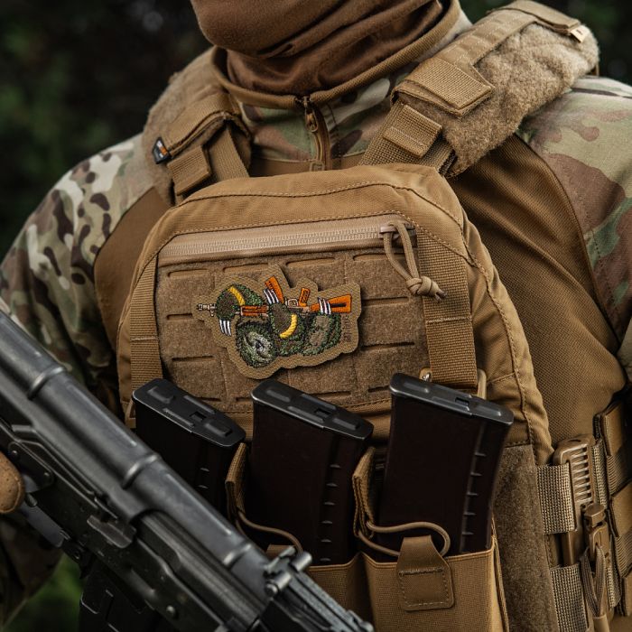 M-Tac нашивка Лінивець (вишивка) Coyote