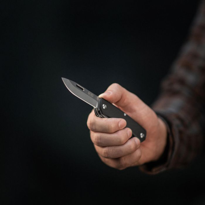 M-Tac ніж складаний Type 9 (6 інструментів) Black/Steel