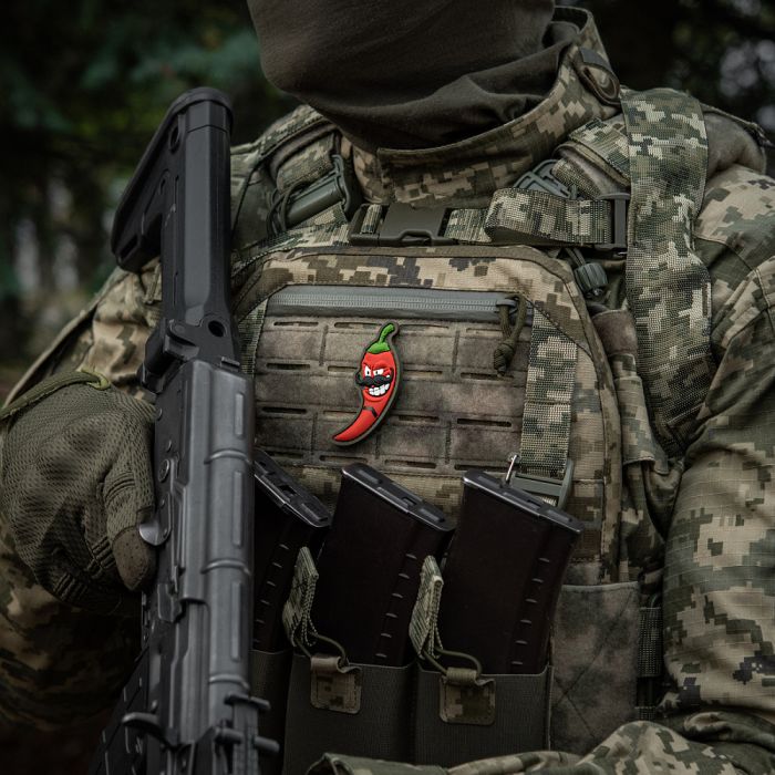 M-Tac нашивка Перчик 3D старший солдат (PVC)