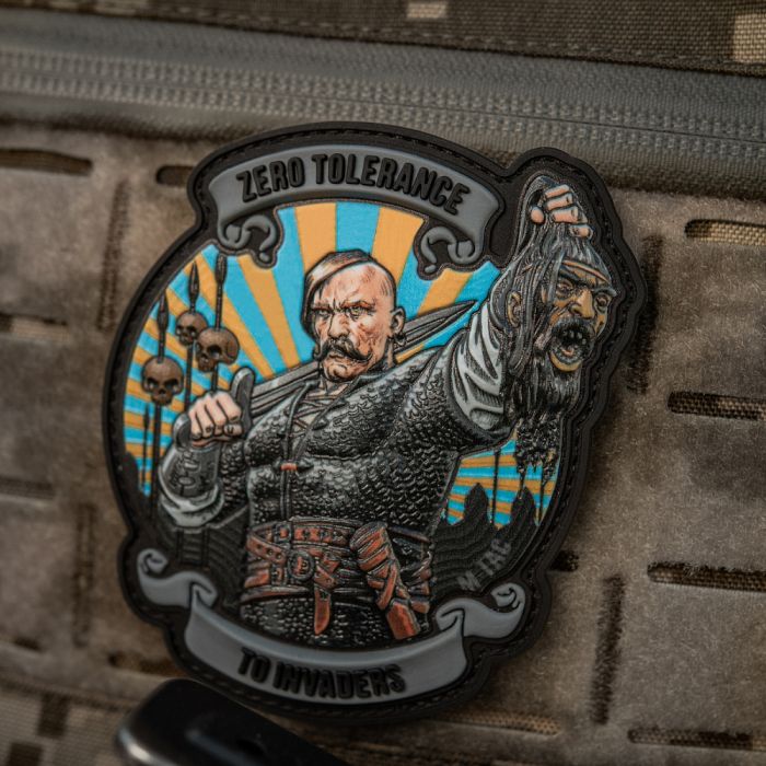 M-Tac нашивка Zero Tolerance PVC Grey