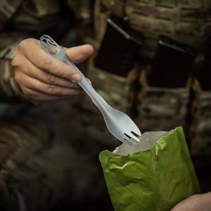 M-Tac столовий набір роз'ємний (3 елемента) Steel