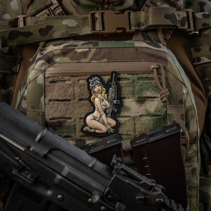 M-Tac нашивка Tactical girl №5 PVC MC