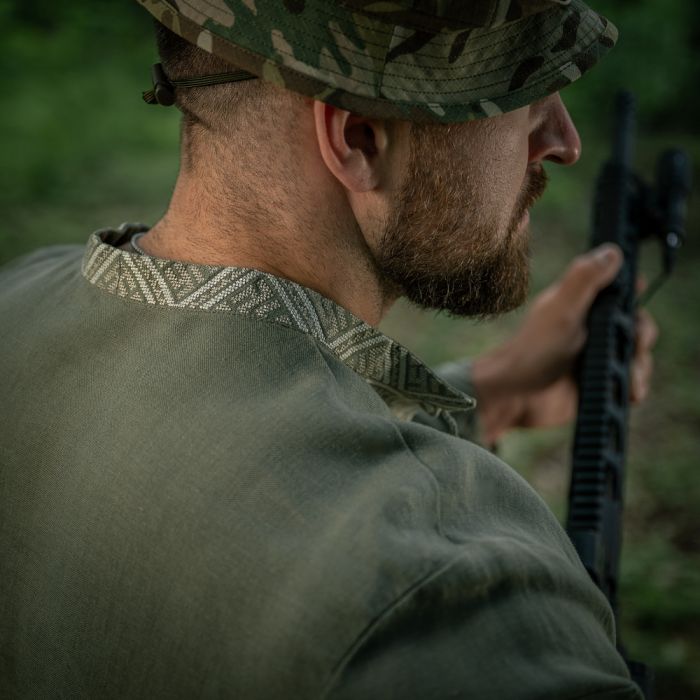 M-Tac вишиванка тактична 100% льон тип 2 олива