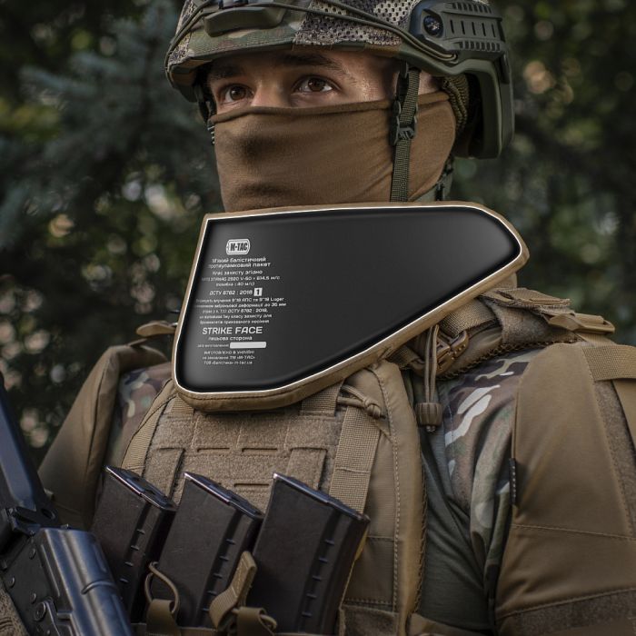 M-Tac Горжет з балістичними пакетами 1 клас захисту Elite Gen.II Coyote