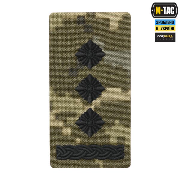 M-Tac погон на липучці Полковник (вишивка) MM14
