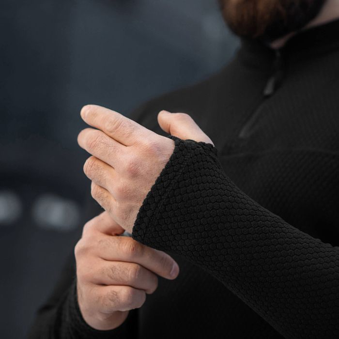 M-Tac термосорочка фліс Delta Level 2 Hex Black