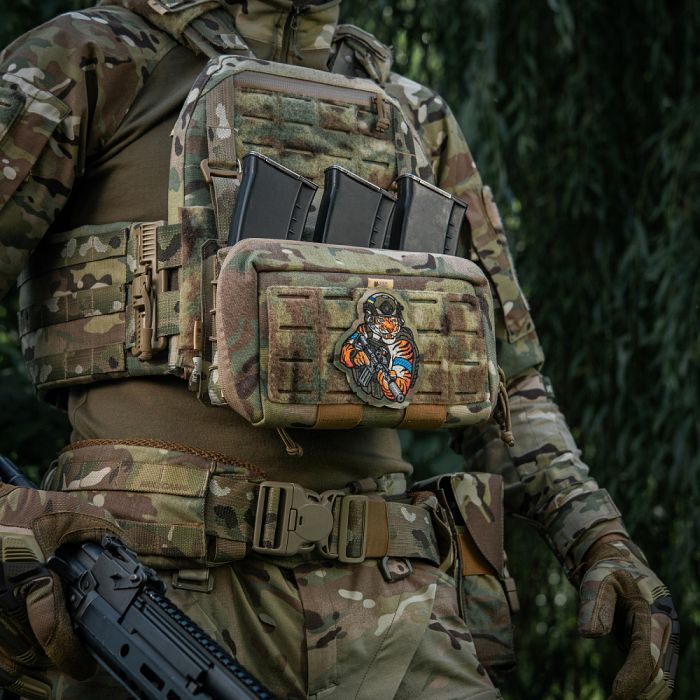 M-Tac нашивка Tiger (вишивка) Multicam/RG/Blue