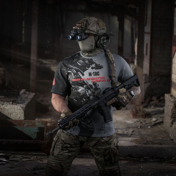 M-Tac футболка Warrior Oversize Light Grey