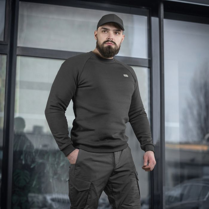 M-Tac світшот Cotton Hard Black