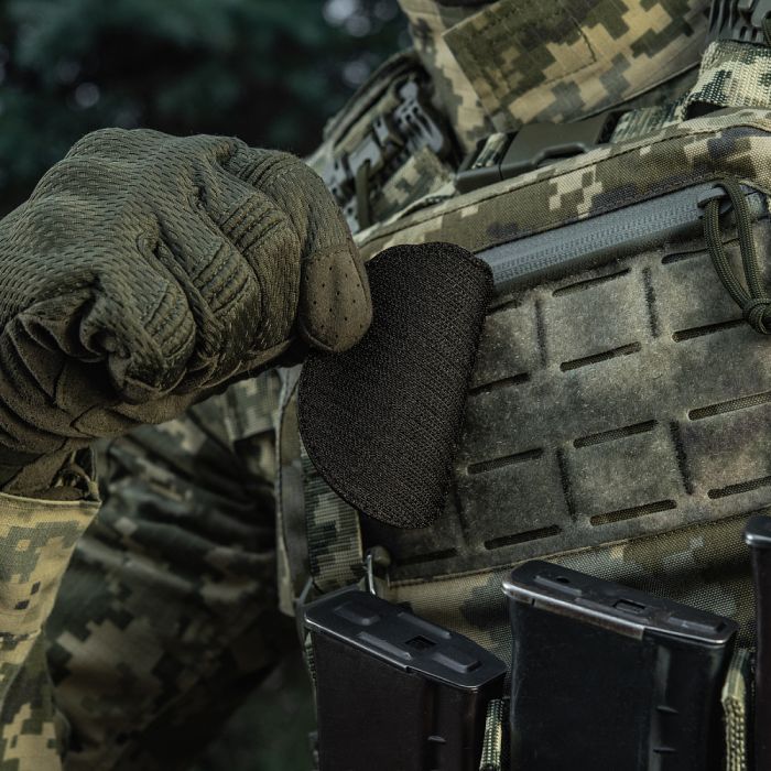 M-Tac нашивка Єнот сіро-рожевий (PVC)