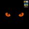 M-Tac нашивка Cat Eyes Laser Cut Black/Red/GID