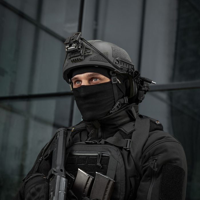 M-Tac шапка-підшоломник Polartec Black